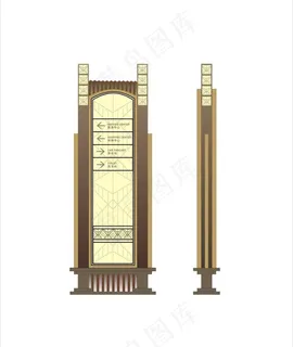 欧式风格指示牌图片 欧式风格指示牌图片