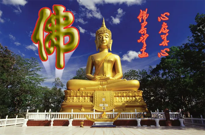 普度众生黄金大佛PSD分层素