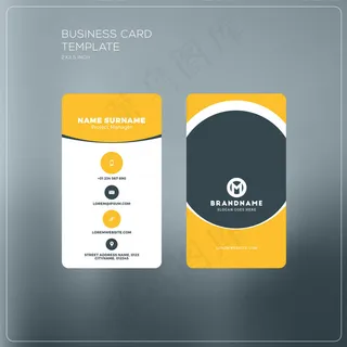现代时尚名片模板