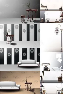 欧洲古典家居用品矢量素材