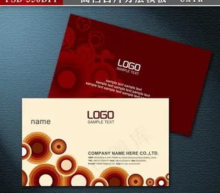名片设计模板图片