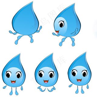 水滴卡通形象flash