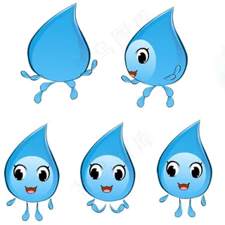 水滴卡通形象flash