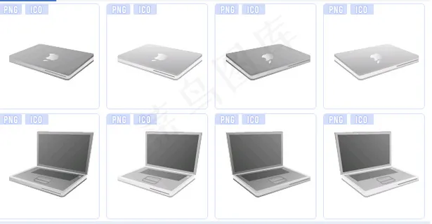 银灰apple笔记本图标