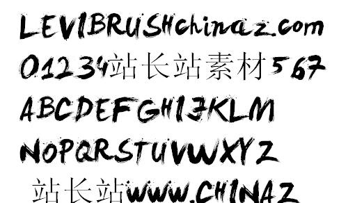 LEVIBRUSH 英文字体下载