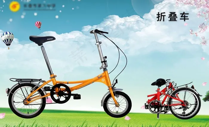 自行车发展史图片(5102X3402(DPI:72))psd模版下载