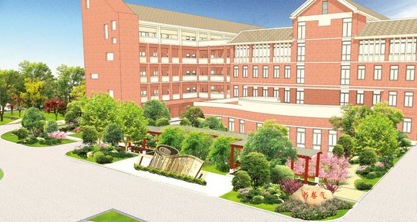 书香廊校园景观绿化psd分层 书香廊校园景观绿化psd分层