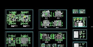 独栋坡屋顶二层别墅设计图23x15