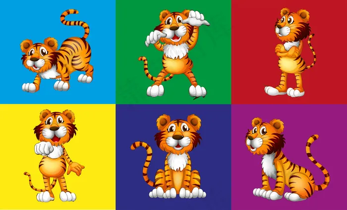 老虎矢量设计