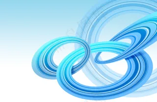 最新PSD高清分层设计素材蓝色的环