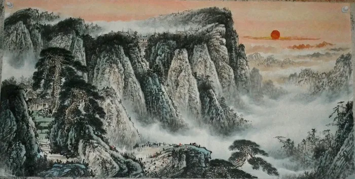 泰山日出（非高清）图片
