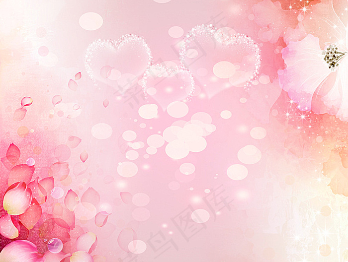 粉色背景图图片