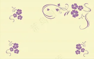 对花电视背景墙