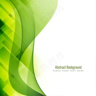 绿色背景矢量图