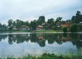 临海的欧美建筑图片