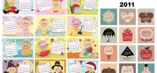 2011年年历模板矢量素材