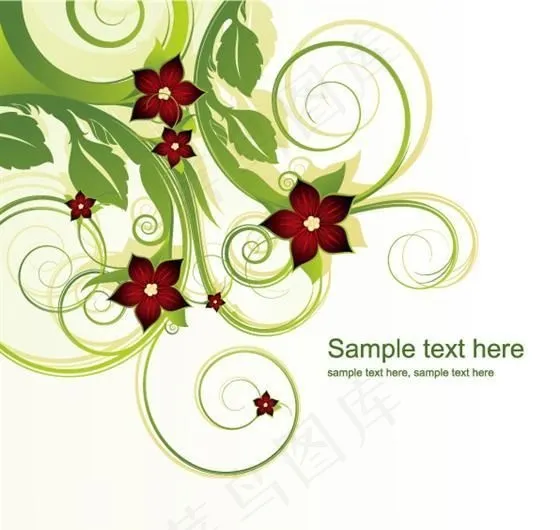 时尚花朵花纹矢量素材 eps格式_...eps,ai矢量模版下载