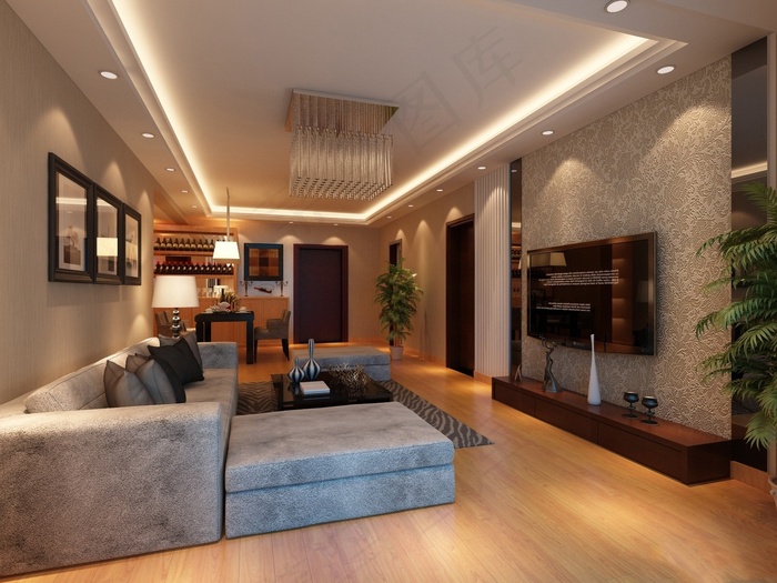 衣帽间衣柜效果图