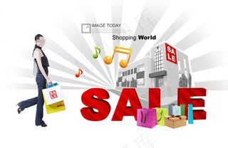 高清PSD分层素材超市活动