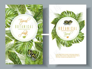 名片卡片婚礼邀请卡设计素材矢量文件