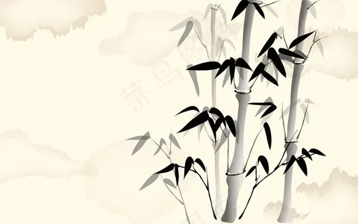 中国风竹背景素材 中国风竹背景素材