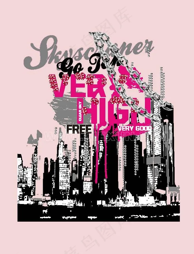 城市剪影 楼房剪影 房子 创意房子...ai矢量模版下载