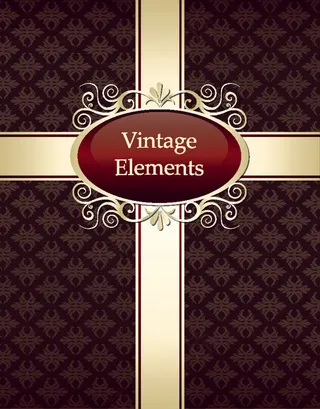 欧式古典底纹背景矢量素材
