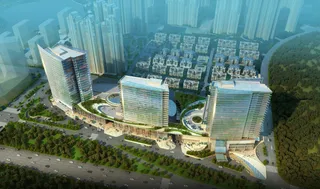 商业区效果图图片