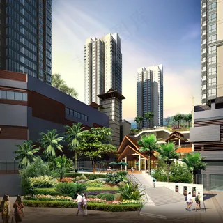 小区公园图片 小区公园图片