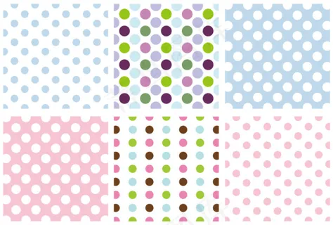 清新水玉点背景