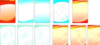 体育运动展板背景图片