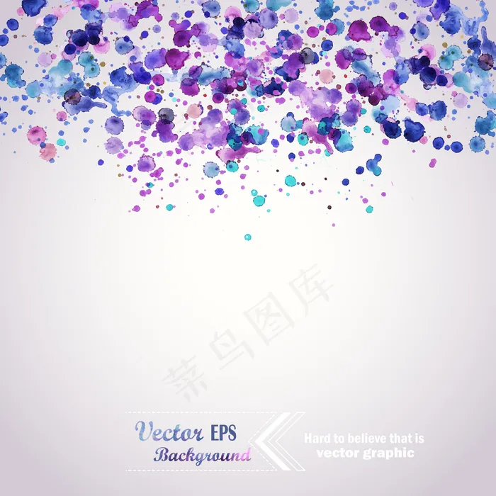 摘要手绘水彩背景eps,ai矢量模版下载