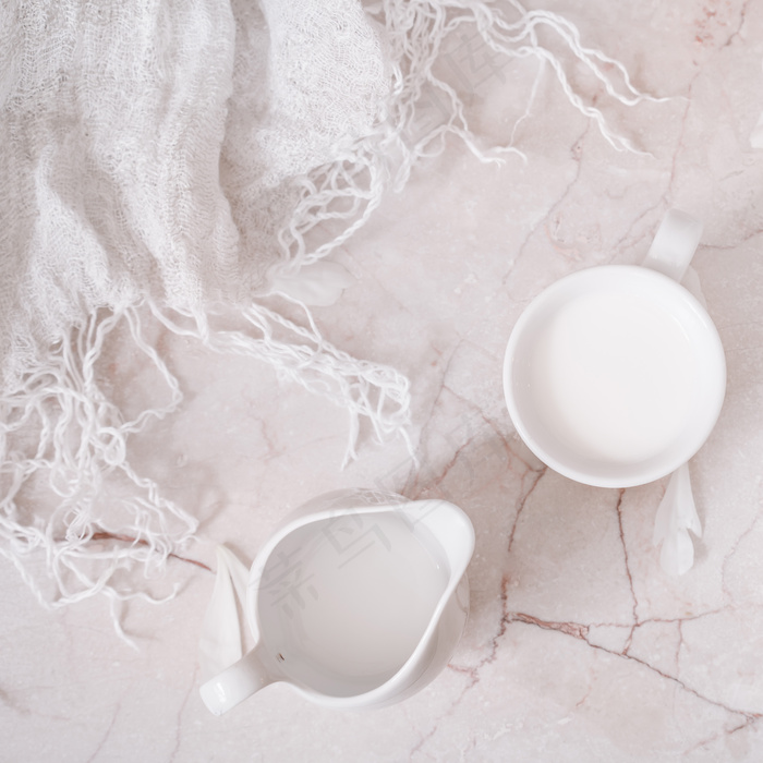 简约小清新文艺风插花静物摆拍背景