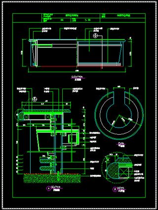 接待台CAD施工模板 dwg格式
