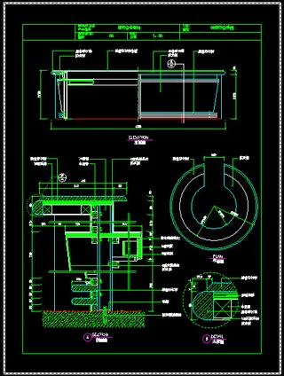 接待台CAD施工模板 dwg格式