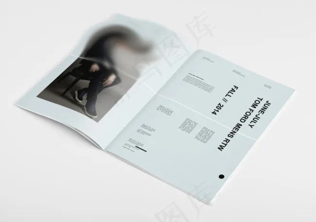 翻页面画内刊效果展示模板PSD下载(3000X1987(DPI:240))psd模版下载