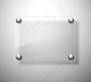 金属与玻璃相框背景图片