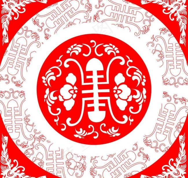复古花纹矢量图图片cdr矢量模版下载