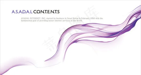 紫色动感曲线背景矢量素材