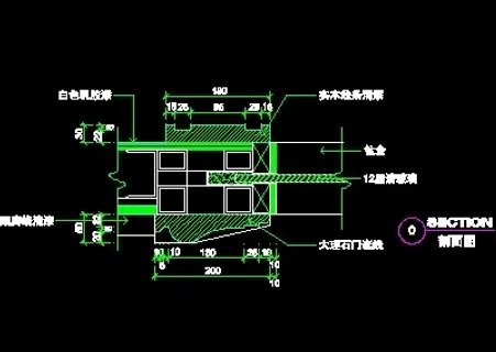 鞋帽店、服装店橱窗门面实例cad详... 鞋帽店、服装店橱窗门面实例cad详...