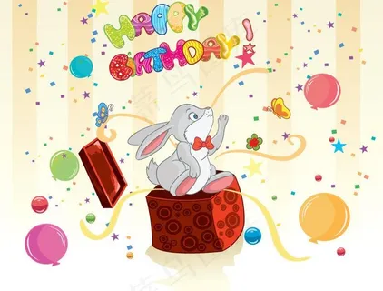 卡通生日背景