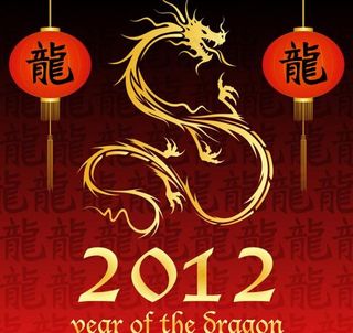 2012龙年素材矢量素材三