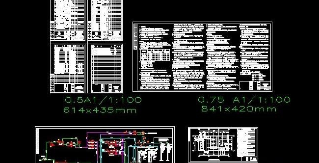 水源热泵机房设计图纸