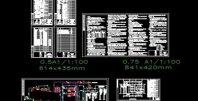 水源热泵机房设计图纸