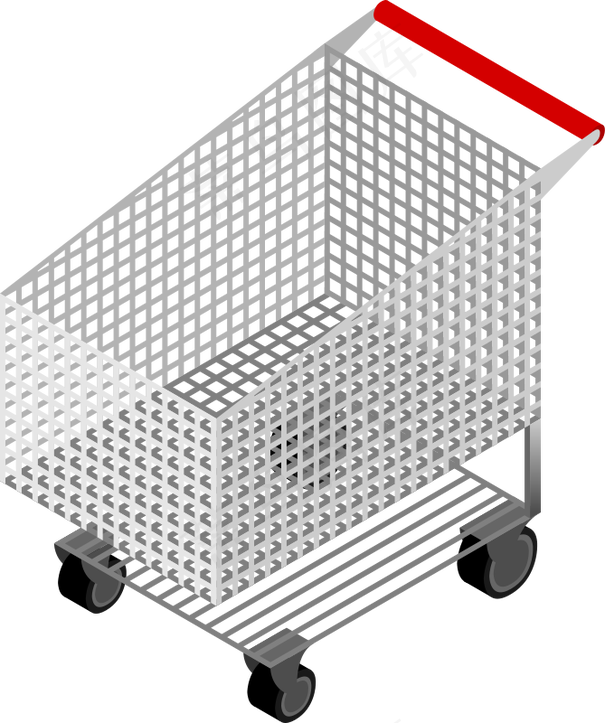 厘米 等长的购物车空