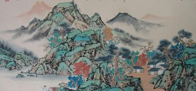 国画山水图片