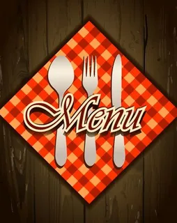 木板的背景菜单封面矢量图03