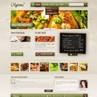 黑灰色简约网站CSS模板