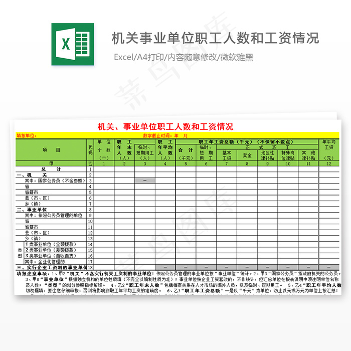 机关事业单位职工人数和工资情况