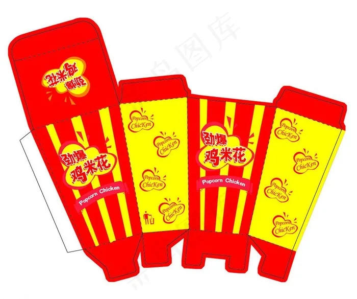 鸡米花图片psd模版下载